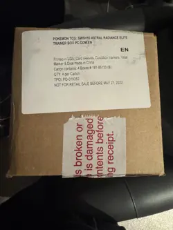 Astral Radiance Pokemon Center Elite Trainer Box ETB Sealed - Case of 4 - Image 1