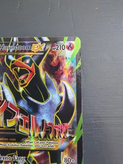 Pokemon TCG Mega-Houndoom-EX Holo Full Art Ultra Rare Card 154/162 - Image 3