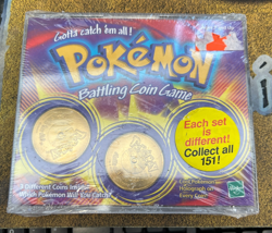 Hasbro Pokemon SEALED Battling Coin Game Set of 3!! - Image 1
