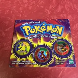 Pokemon Vintage Battling Coin Game Battle Coins 1999 Collectable Hasbro 3 - Image 1