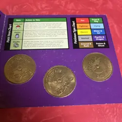 Pokemon Vintage Battling Coin Game Battle Coins 1999 Collectable Hasbro 3 - Image 3