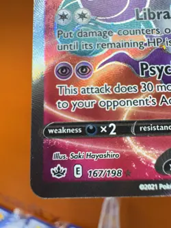 Pokemon TCG Galarian Rapidash V Sword & Shield - Chilling Reign 167/198 NM 1388 - Image 4
