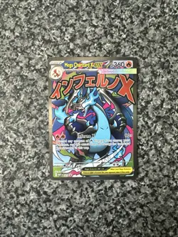 Pokemon TCG Mega Charizard X EX MEP EN 023 UPC Promo Card - Image 2