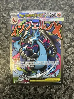 Pokemon TCG Mega Charizard X EX MEP EN 023 UPC Promo Card - Image 1