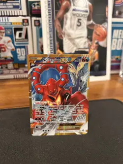 2016 Volcanion EX Secret Rare 115/114 Pokemon TCG: XY Steam Siege Holo Full Art - Image 1