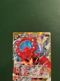 Pokemon TCG Volcanion EX 115/114 XY Steam Siege Full Art Secret Rare Holo - Image 5