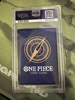 PSA 10 GEM MINT Portgas D. Ace Paramount War Alt Art OP02-013 One Piece TCG - Image 2