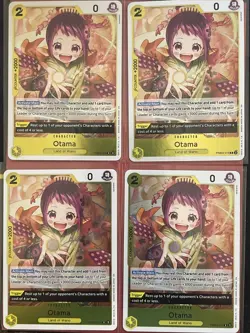 One Piece PRB02 Otama English Playset PRB02-016 4 Card Set Best Vol.2 - Image 1
