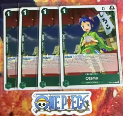 4x One Piece OP07-022 R Otama - ENG - Foil - Playset - TCG - NM/M - Image 1