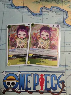 x2-Card One Piece TCG Card The Best Vol. 2 Otama PRB02-016 Premium Foil English - Image 1