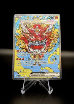 Pokemon Heartflame Mask Ogerpon ex 148/131 Prismatic Evolutions SIR Holo NM - Image 1