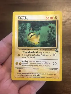 Pikachu - Black Star Promo #27 “Bumblebee” - Vintage 1999 WOTC Pokemon Card - Image 4