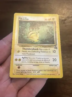 Pikachu - Black Star Promo #27 “Bumblebee” - Vintage 1999 WOTC Pokemon Card - Image 5