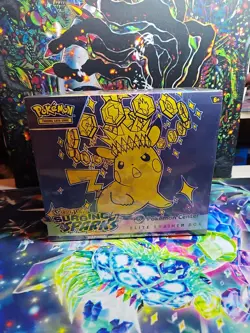 Pokemon Surging Sparks ETB Pokemon Center Exclusive SEALED Elite Trainer Box - Image 2