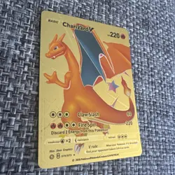Pokemon Charizard V #079/073 Rare 2020 Graded GEM MT 10 Gold Foil Fan Art Card - Image 2