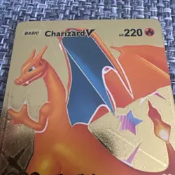 Pokemon Charizard V #079/073 Rare 2020 Graded GEM MT 10 Gold Foil Fan Art Card - Image 4