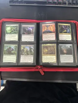 Binder With Mtg Magic The Gathering Cards Holos Gold Silver Rares - Image 2