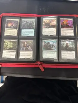 Binder With Mtg Magic The Gathering Cards Holos Gold Silver Rares - Image 3