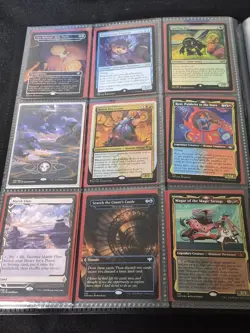 Magic The Gathering Card Lot Binder Shock Fetch Full Foil Lands Box Toppers 885485820370 - Image 2