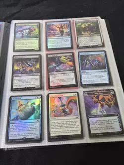 Magic The Gathering Card Lot Binder Shock Fetch Full Foil Lands Box Toppers 885485820370 - Image 3
