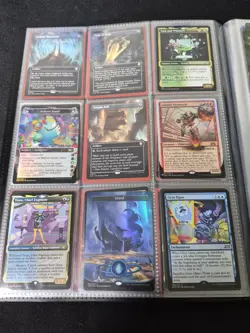 Magic The Gathering Card Lot Binder Shock Fetch Full Foil Lands Box Toppers 885485820370 - Image 5