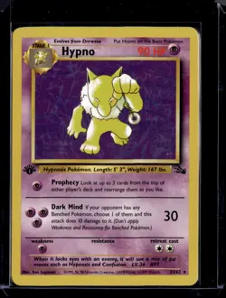 Hypno 23/62 Fossil 1st Edition 1998 (LP) / Pokemon TCG - Image 1