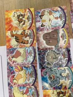 1999 Topps Pokemon TV Animation Card 5 Card Lot Vintage Rare - Image 5