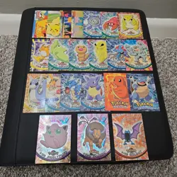 Lot Of 22 1999 Topps Pokemon Topps TV Animation Series 1 Set Card Lot - Image 1