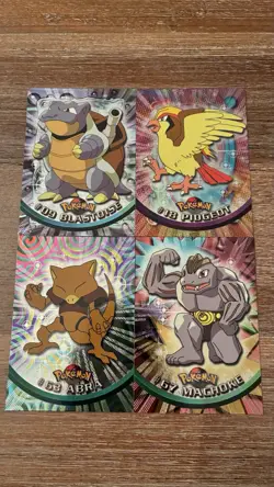 GOOD CONDITION Topps Pokemon TV Animation Series 1 Sun Ray Foil Sunray Card Lot - Image 1