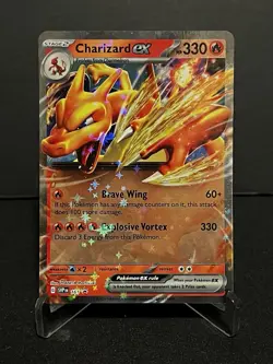 Pokemon TCG Charizard Ex-161 Scarlet & Violet Promo-Holo Card M/Nm Condition - Image 1