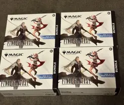 Magic: The Gathering Final Fantasy Bundle WOTC 9 Play Booster New/Sealed “4 Lot” - Image 1
