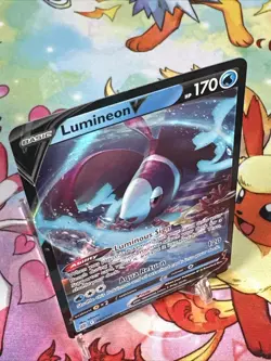 Pokemon TCG Lumineon V 040/172 Ultra Rare Card SWSH09 Brilliant Stars NM - Image 2