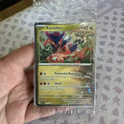 Koraidon 119/162 Temporal Forces 2024 EB Games Stamped Promo Sealed Pokemon NM - Image 1