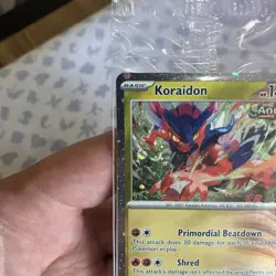 Koraidon 119/162 Temporal Forces 2024 EB Games Stamped Promo Sealed Pokemon NM - Image 5