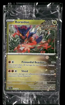 2024 Pokemon Temporal Forces EB Games Promo 119/162 Koraidon EB Games Stamped - Image 1
