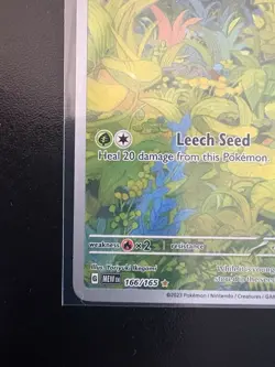 Pokemon TCG Bulbasaur Scarlet & Violet 151 Full Art Rare Card 166/165 - Image 2