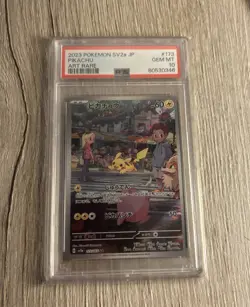 PSA 10 Pikachu 173/165 SV2a 151 Art Rare Japanese Pokemon Card GEM MINT - Image 1