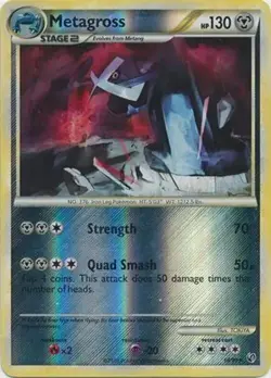 Metagross - 18/90 - Pokemon Undaunted Reverse Holo Rare NM - Image 1