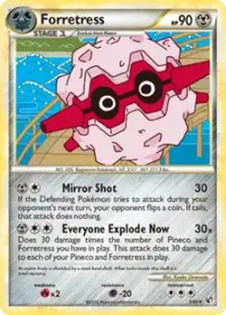 Forretress - 3/90 - Pokemon Undaunted Holo Card NM - Image 1