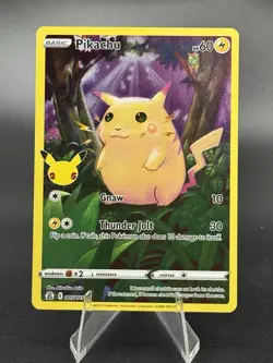 Pikachu - 005/025 - Celebrations 25th Anniversary - Full Art - LP - Pokemon TCG - Image 1