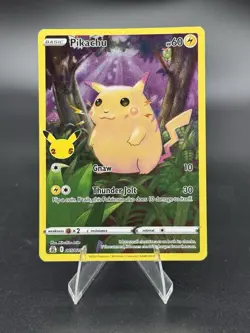 Pikachu - 005/025 Celebrations 25th Anniversary - Full Art - LP/MP - Pokemon TCG - Image 1