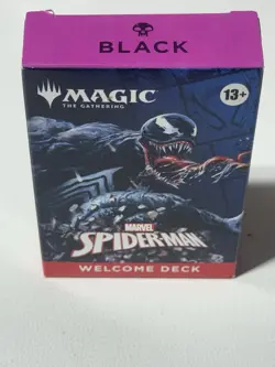Magic: The Gathering Marvel Spider-Man Welcome Deck Black Venom Sealed New - Image 1