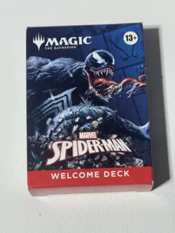 Magic: The Gathering Marvel Spider-Man Welcome Deck Black Venom Sealed New - Image 2