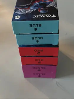 Magic The Gathering Spider-Man Welcome Deck Nycc 2025 Mtg 2 Red 2 Blue 2 Black - Image 2