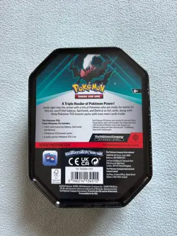 NEW Pokemon TCG Triple Whammy Tins Box Factory Sealed 1 foil and 3 bosster pack - Image 2