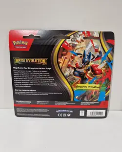Pokemon TCG Mega Evolution Golduck Triple Blister Booster Pack - Factory Sealed - Image 2