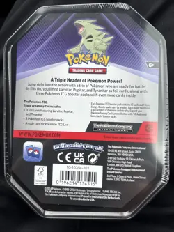 Pokemon TCG: Tyranitar Triple Whammy Collectors Tin - Factory Sealed - Image 2