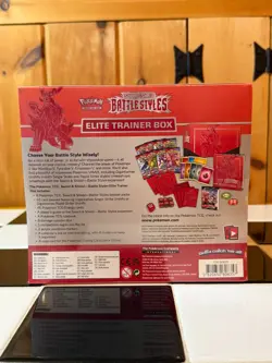 Pokemon TCG Sword Shield Battle Styles ETB Elite Trainer Box New Sealed Red - Image 3