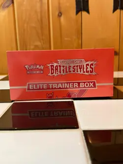 Pokemon TCG Sword Shield Battle Styles ETB Elite Trainer Box New Sealed Red - Image 5