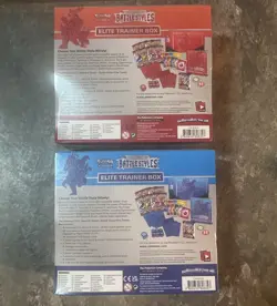 Pokemon Sword & Shield Battle Styles Elite Trainer Box ETB Lot of 2 New Sealed - Image 2